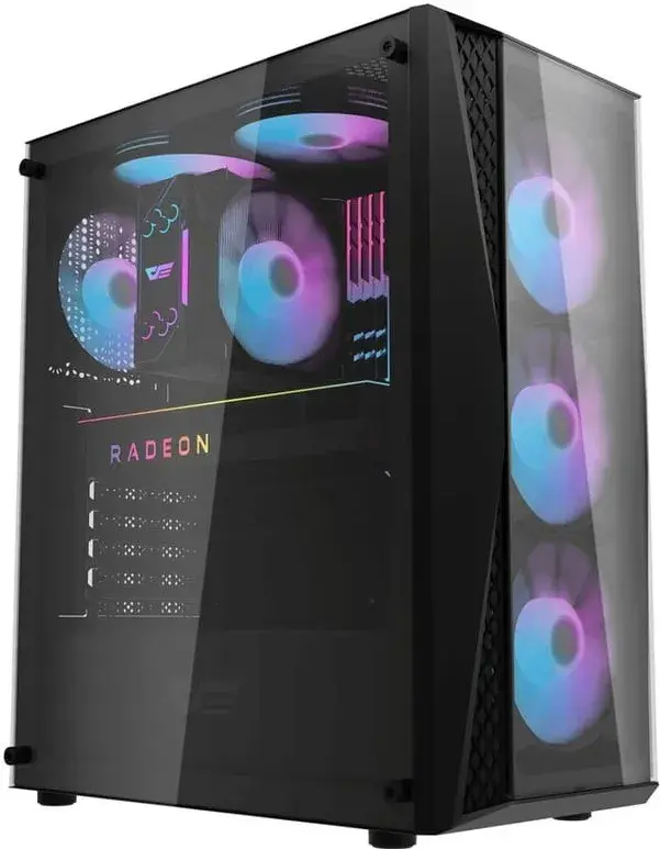 Корпус DARKFLASH DK352 PLUS (DK352 PLUS BLACK) - фото - №0