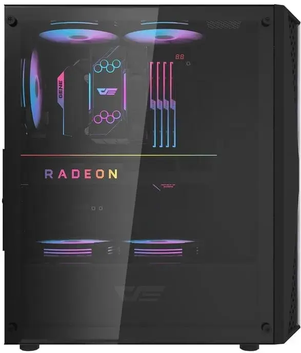 Корпус DARKFLASH DK352 PLUS (DK352 PLUS BLACK) - фото - №4