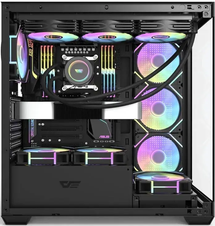 Корпус DARKFLASH DS900 (DS900 BLACK) - фото - №7