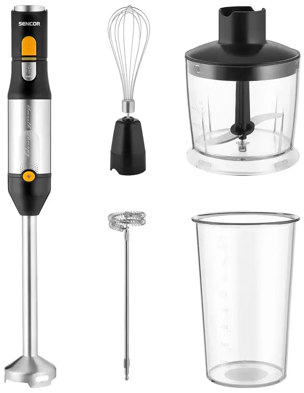 Блендер Sencor заглибний 1200Вт 5в1 - фото - №3