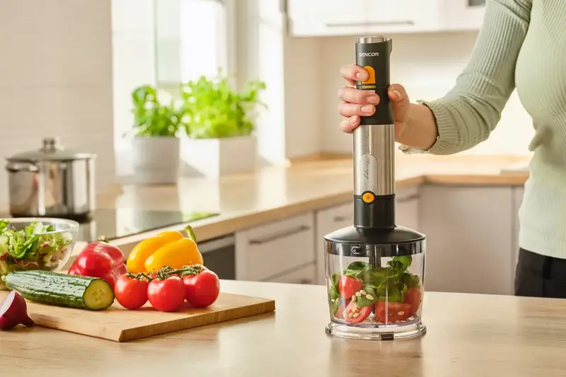 Блендер Sencor заглибний 1200Вт 5в1 - фото - №7