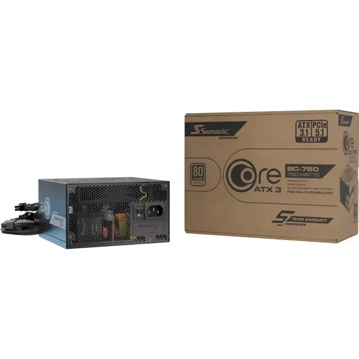 Блок живлення SEASONIC ATX 750W CORE BC-750 ATX31 - фото - №6