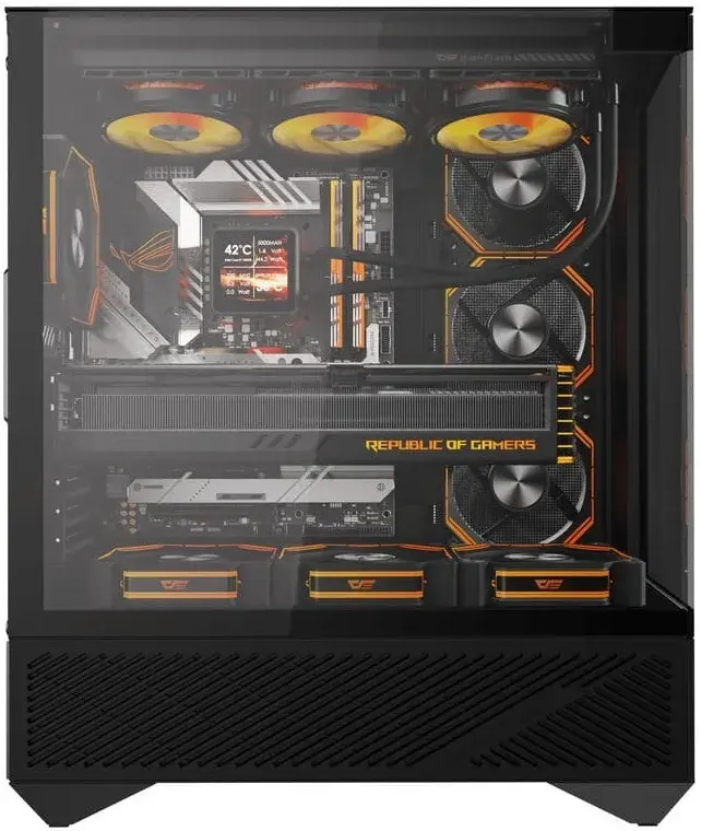 Корпус DARKFLASH DY460 (DY460 BLACK) - фото - №4