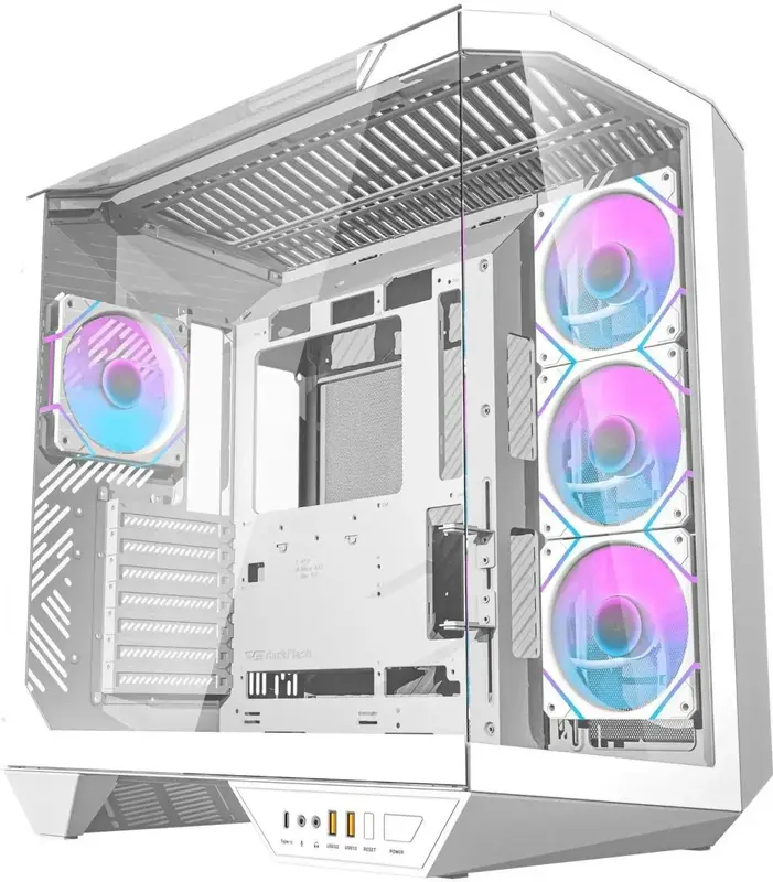 Корпус DARKFLASH DY470 (DY470 WHITE) - фото - №7