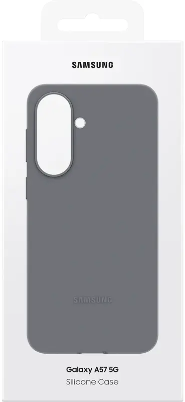 Чехол для Samsung Galaxy A57 Silicone Case Gray (EF-PA576CJEGWW) - фото - №6