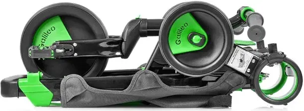 Трехколесный велосипед Galileo Strollcycle Black GB-1002-G зеленый - фото - №5