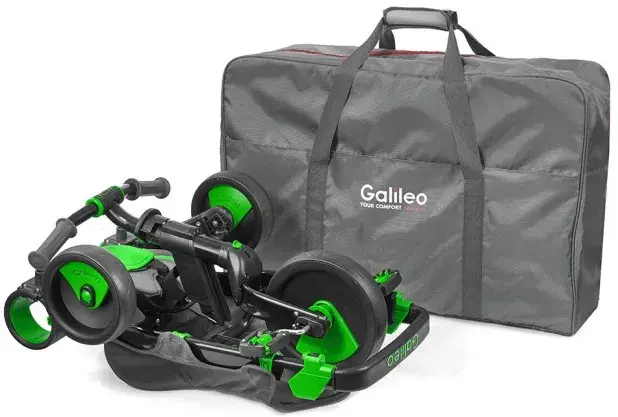 Трехколесный велосипед Galileo Strollcycle Black GB-1002-G зеленый - фото - №6