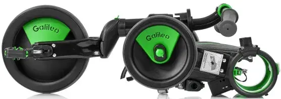 Трехколесный велосипед Galileo Strollcycle Black GB-1002-G зеленый - фото - №7
