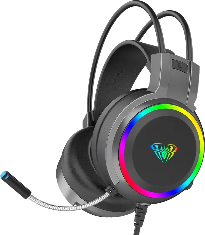 Проводная гарнитура AULA S608 Wired gaming headset - фото - №0