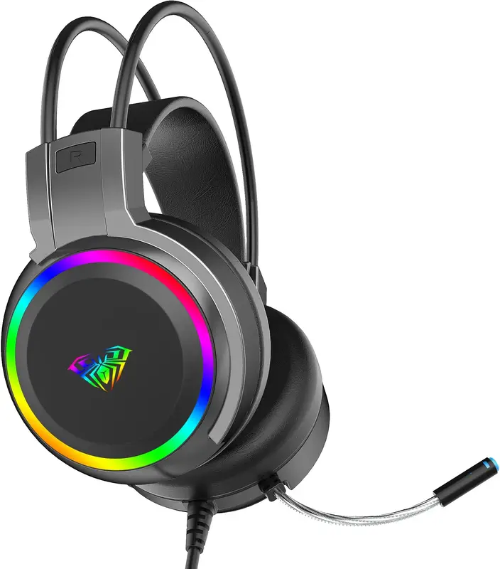 Проводная гарнитура AULA S608 Wired gaming headset - фото - №3