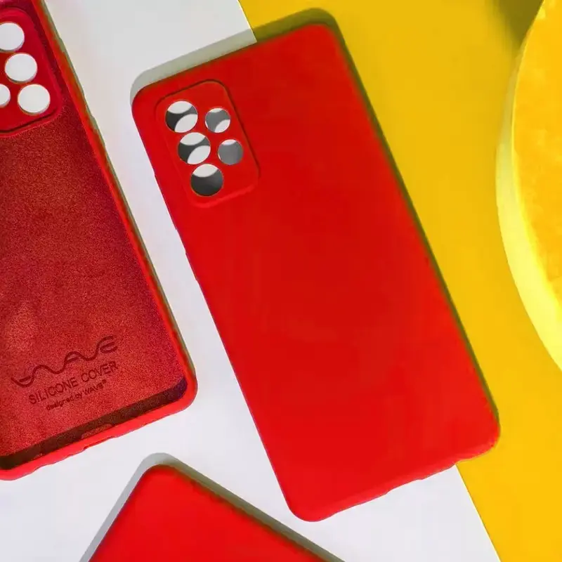 Чехол WAVE Full Silicone Cover Samsung Galaxy A37 (red) - фото - №3