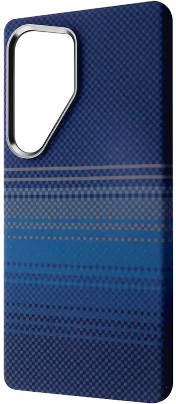 Чохол WAVE Gleam Case with Magnetic Ring Samsung Galaxy S26 Ultra (blue stripes) - фото - №0