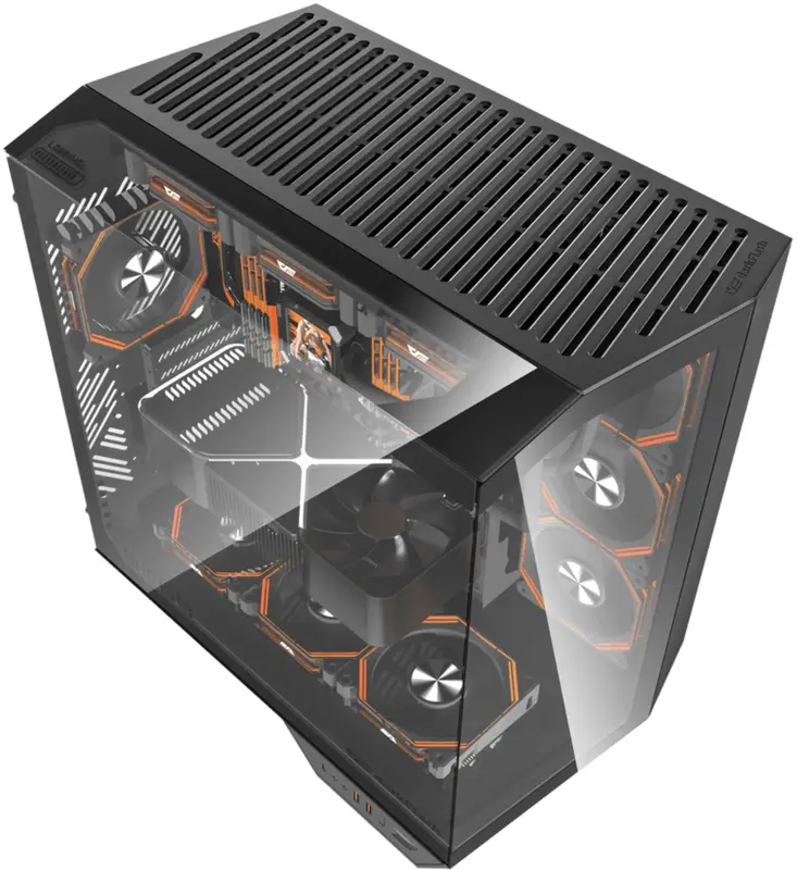 Корпус DARKFLASH DY470 (DY470 BLACK) - фото - №1