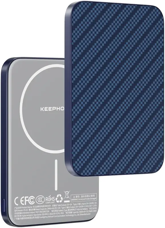 Додаткова батарея Keephone PB-50 BRENDY 5000mAh Starry Blue - фото - №1