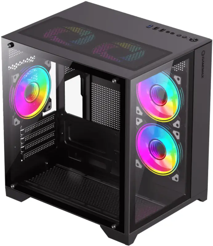 Корпус GAMEMAX INFINITY MINI BLACK (INFINITY MINI BLACK) - фото - №1