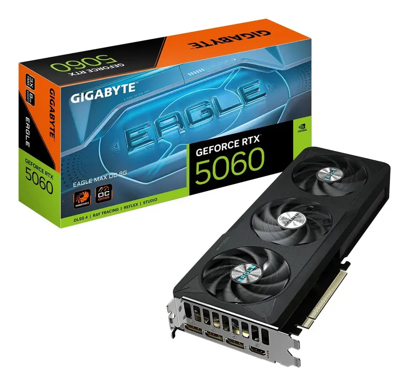 Відеокарта GIGABYTE RTX5060 8GB GDDR7 (GV-N5060EAGLEMAX OC-8GD) - фото - №7