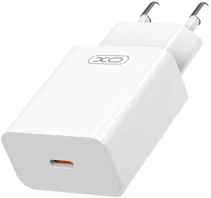 Мережевий зарядний пристрій XO 20W Type-C (L126.white) білий - фото - №1