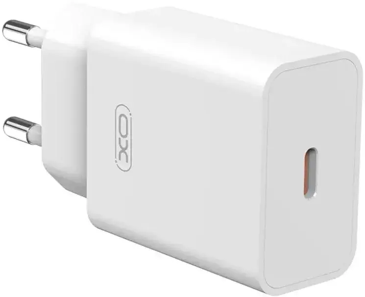 Мережевий зарядний пристрій XO 20W Type-C (L126.white) білий - фото - №0