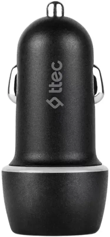 Автомобільний зарядний пристрій ttec СмартЧарджер Дуо PD, USB-C+USB-A, 30W - фото - №2