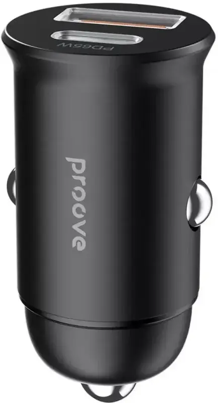 Автомобильное зарядное устройство ProoveTiny Power Pro 65 Вт (USB + Type-C) - фото - №1