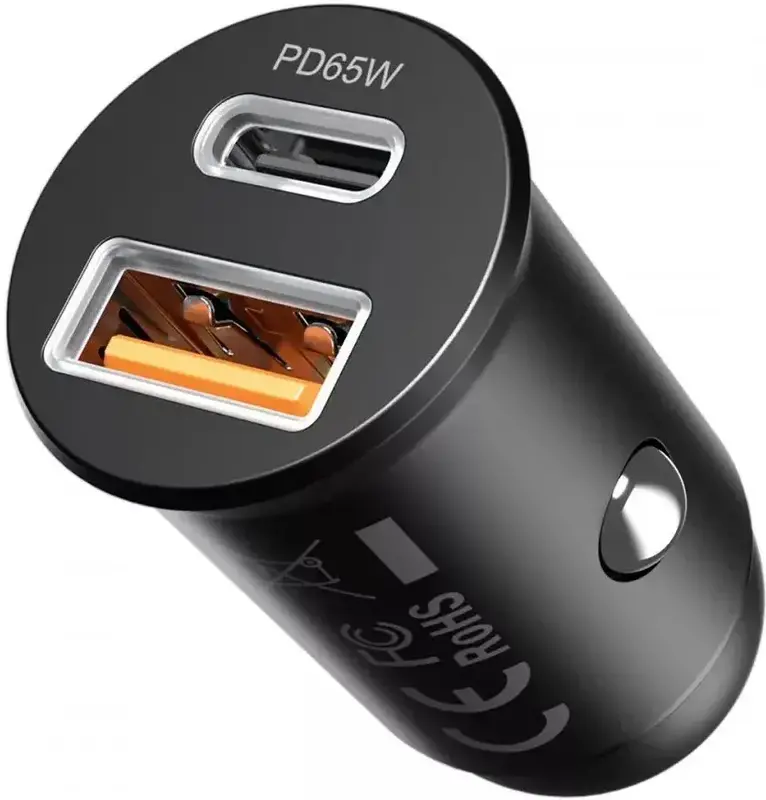 Автомобильное зарядное устройство ProoveTiny Power Pro 65 Вт (USB + Type-C) - фото - №0