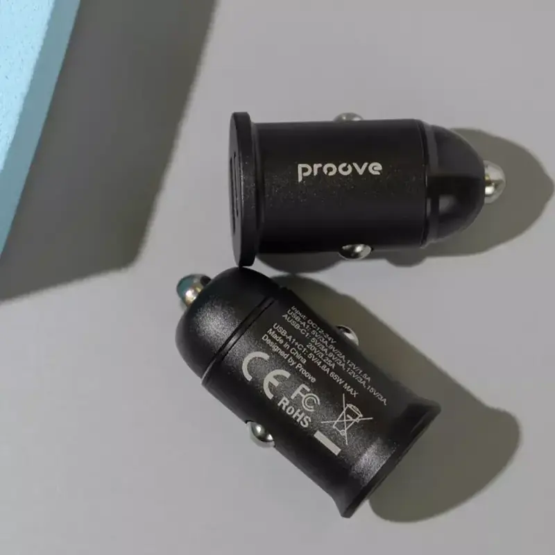 Автомобильное зарядное устройство ProoveTiny Power Pro 65 Вт (USB + Type-C) - фото - №6