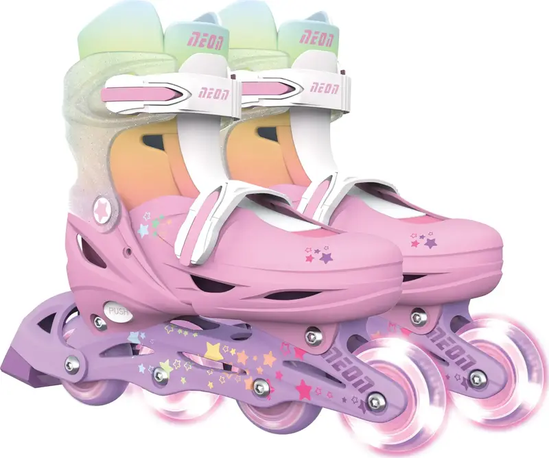 Ролики Neon Inline розмір 30-33 NI04R4 веселка - фото - №2