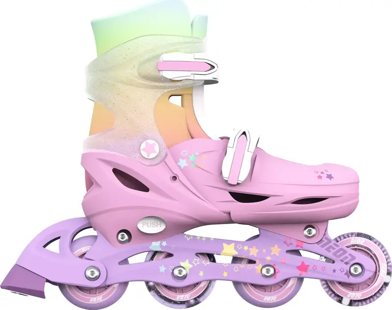 Ролики Neon Inline розмір 30-33 NI04R4 веселка - фото - №0