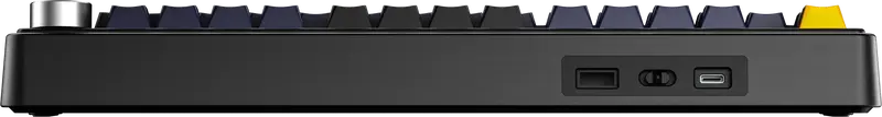 Проводная клавиатура AULA F75 Wired Gasket Black keycap pink switch - фото - №3