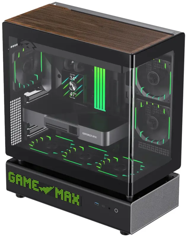 Корпус GAMEMAX N90 BG (N90 BG) - фото - №1