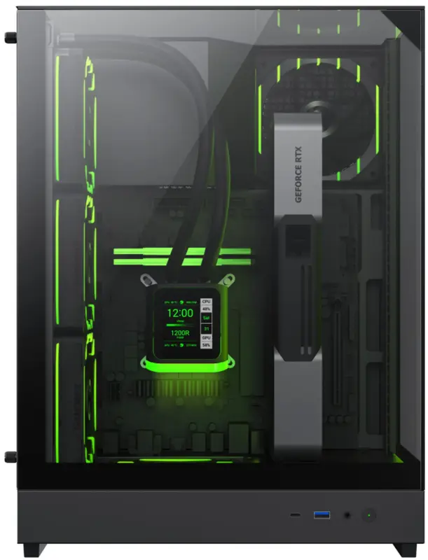 Корпус GAMEMAX T20 BK (T20 BK) - фото - №1