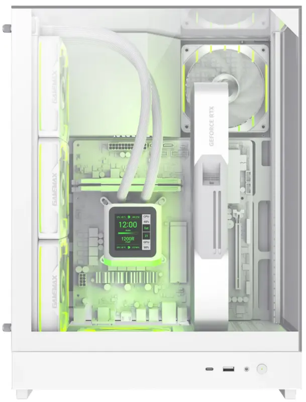 Корпус GAMEMAX T20 WH (T20 WH) - фото - №1