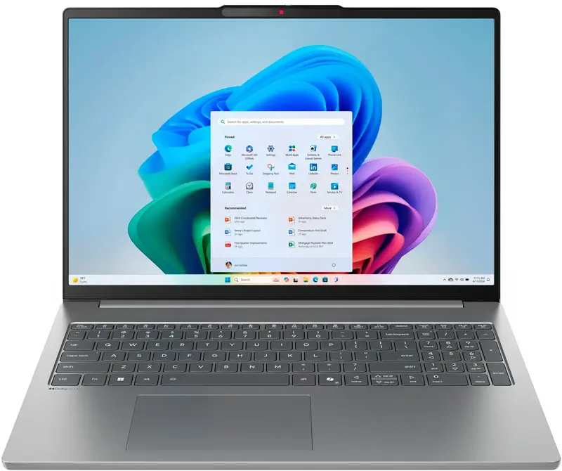 Ноутбук Lenovo IdeaPad Slim 5 16AKP10 Luna Grey (83HY008NRA) - фото - №0