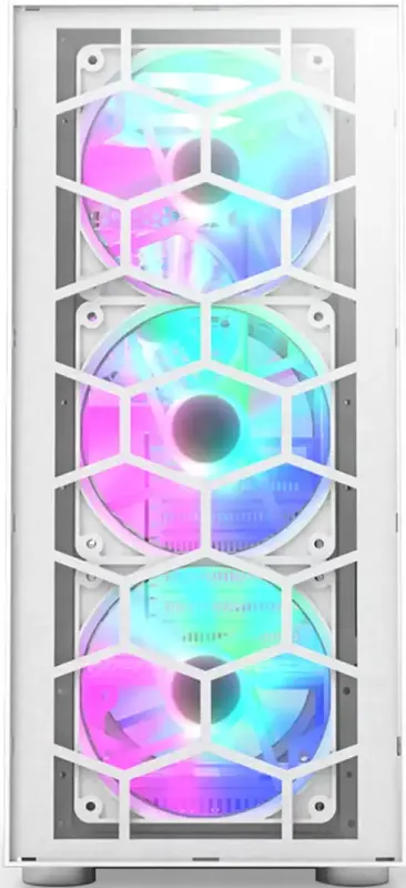 Корпус MONTECH X3 GLASS (W) - фото - №3