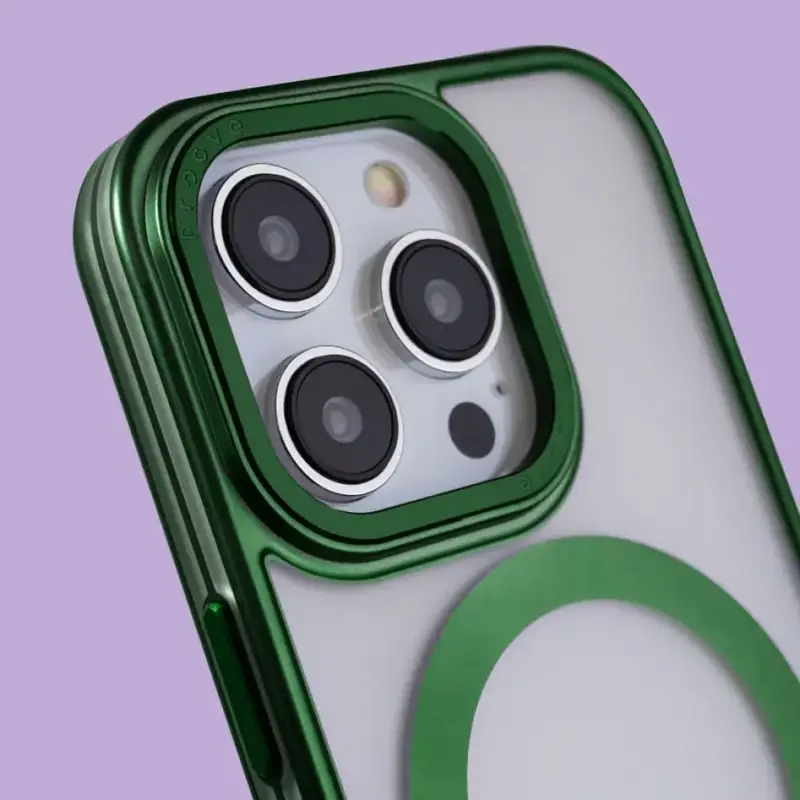 Чоxon Proove Blur Case with MagSafe iPhone 12 Pro Max (green) - фото - №3