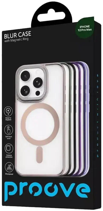 Чоxon Proove Blur Case with MagSafe iPhone 12 Pro Max (green) - фото - №2