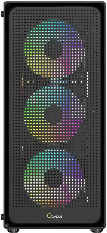Корпус OCYPUS GAMMA C50 BK ARGB (GAMMA-C50-BKG400XX-GL) - фото - №3
