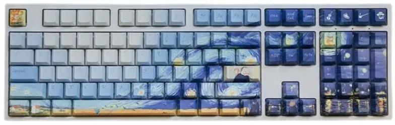 Набор кейкапов Varmilo 130Keys Van Gogh Cherry Profile Keycap Set (130K-110FA-R-V) - фото - №1
