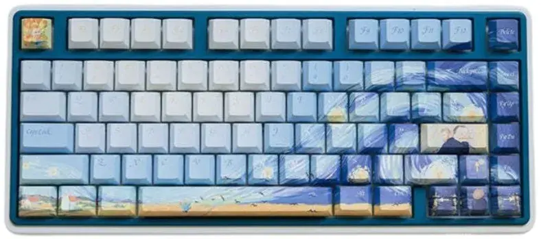 Набор кейкапов Varmilo 130Keys Van Gogh Cherry Profile Keycap Set (130K-110FA-R-V) - фото - №2