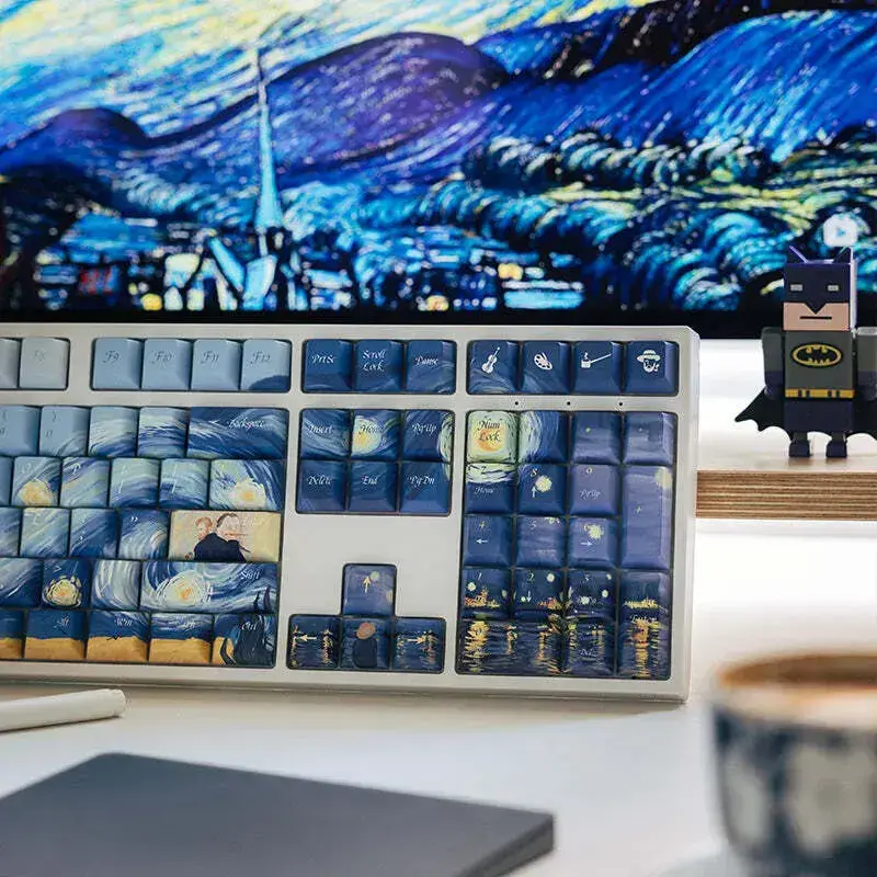 Набор кейкапов Varmilo 130Keys Van Gogh Cherry Profile Keycap Set (130K-110FA-R-V) - фото - №6