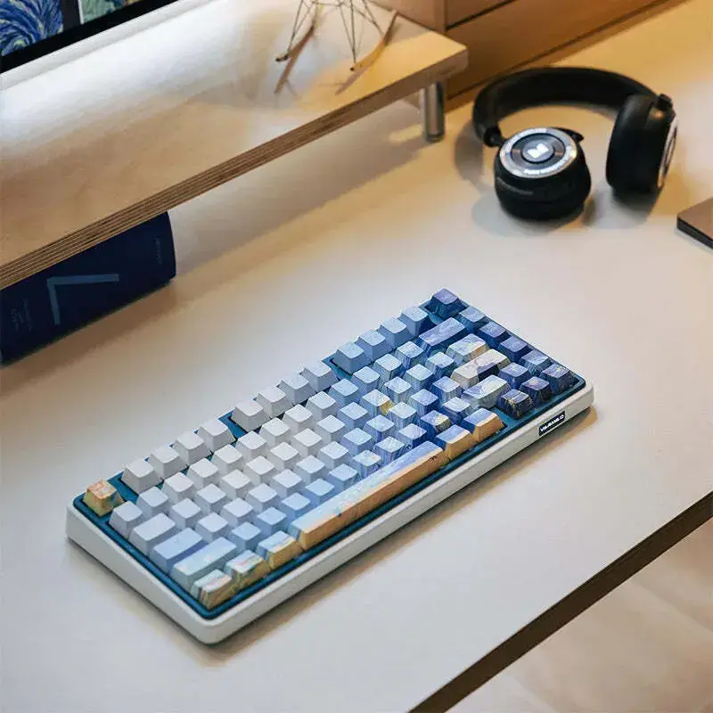 Набор кейкапов Varmilo 130Keys Van Gogh Cherry Profile Keycap Set (130K-110FA-R-V) - фото - №3