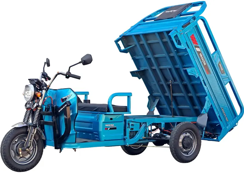 Електроскутер Maxxter CARRIER MAX 1500 Вт (Blue) - фото - №3