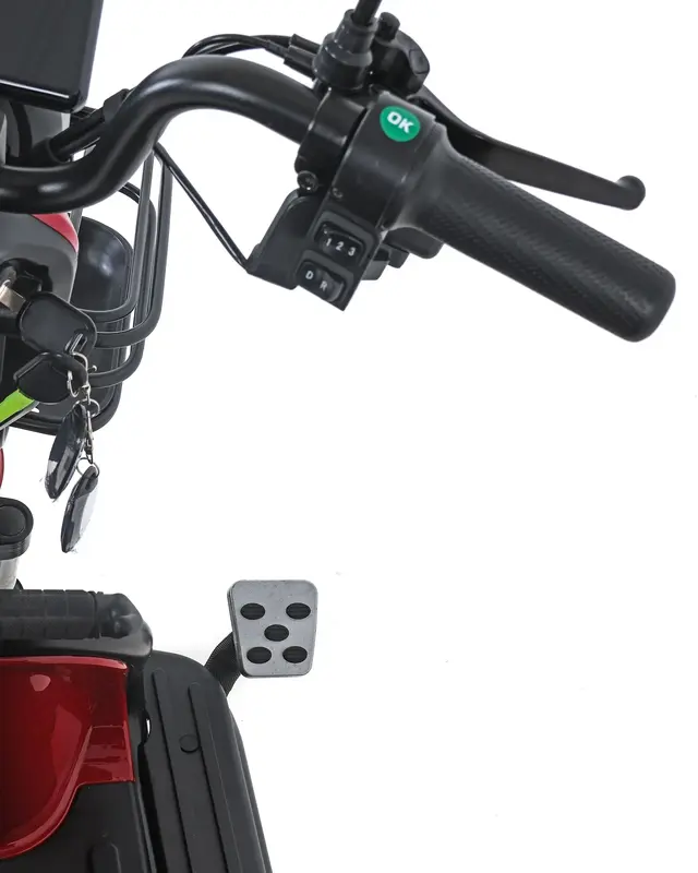 Электроскутер трехколесный Maxxter ANT 500 Вт (Red) - фото - №7