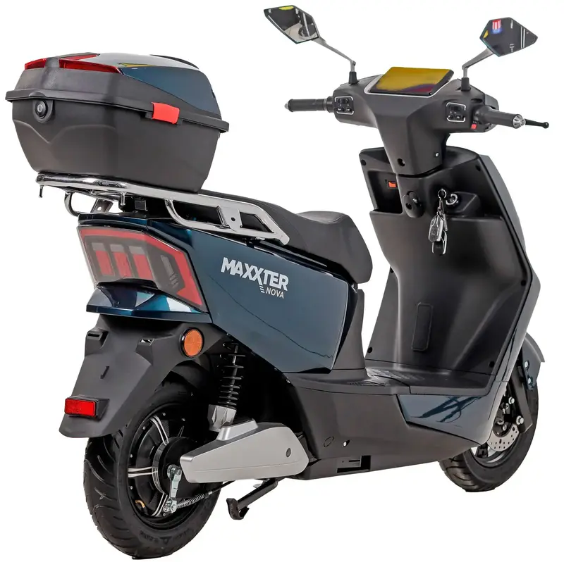 Електроскутер Maxxter NOVA 1000 Вт (Blue) - фото - №2