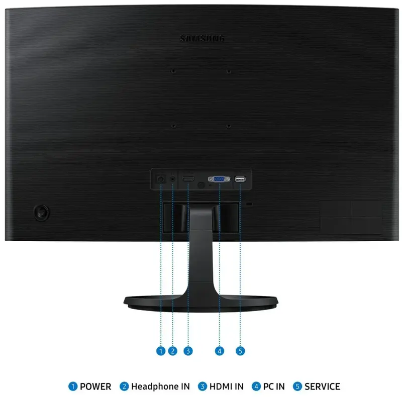 Монітор Samsung 24" (LS24D360GAIXUA) - фото - №4
