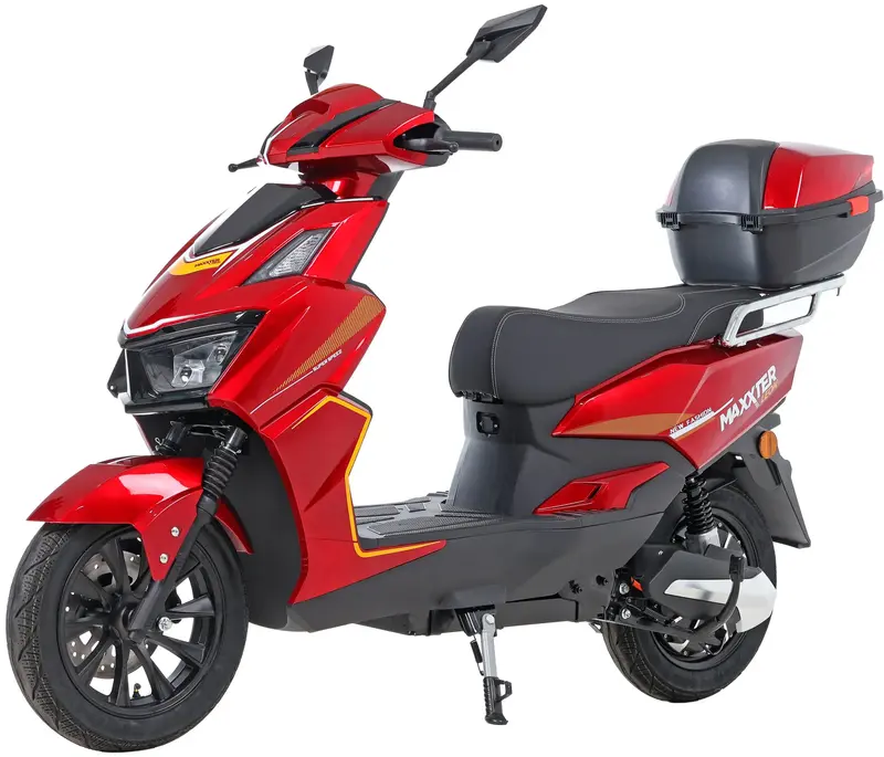 Електроскутер Maxxter LEON 2500 Вт (Red) - фото - №0