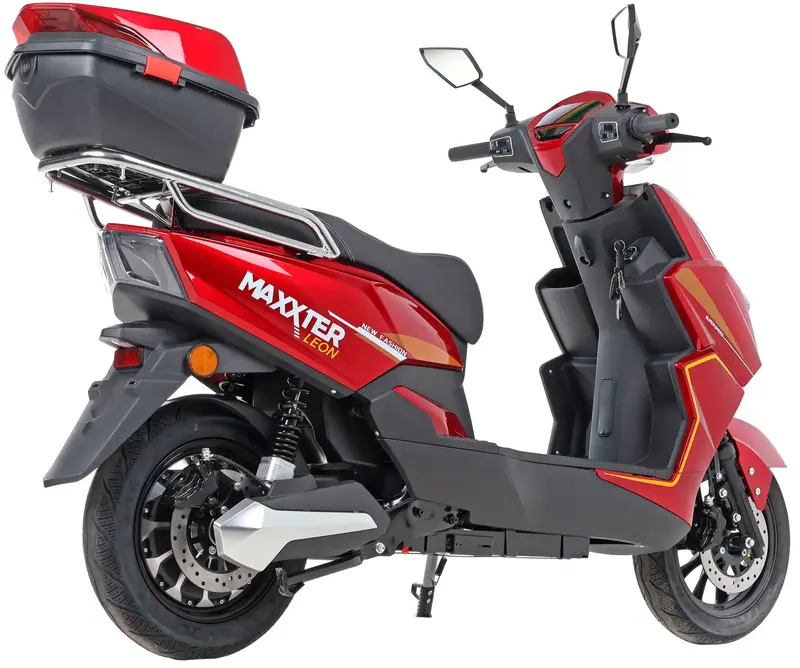 Електроскутер Maxxter LEON 2500 Вт (Red) - фото - №1