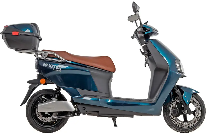 Електроскутер Maxxter LUMINA 1500 Вт (Blue) - фото - №1