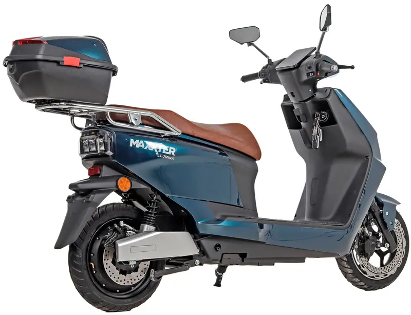 Електроскутер Maxxter LUMINA 1500 Вт (Blue) - фото - №4