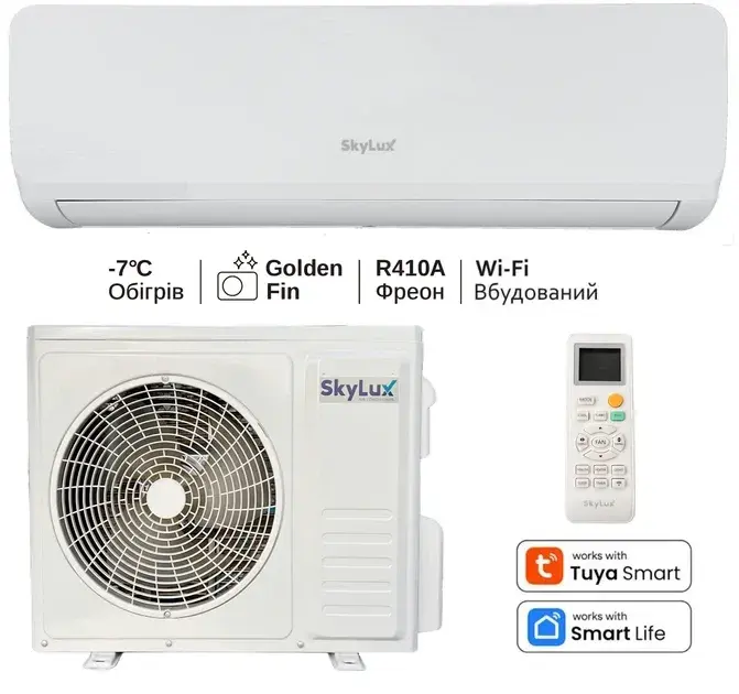 Кондиціонер спліт SKYLUX SKS-09VELA - фото - №0